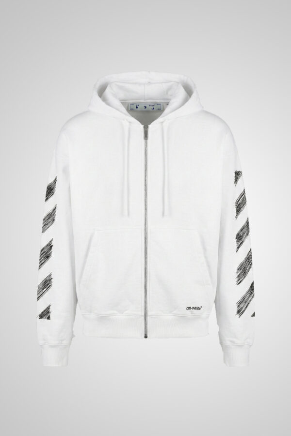 Off-White Спортивне худі з блискавкою OMBE015S23FLE001