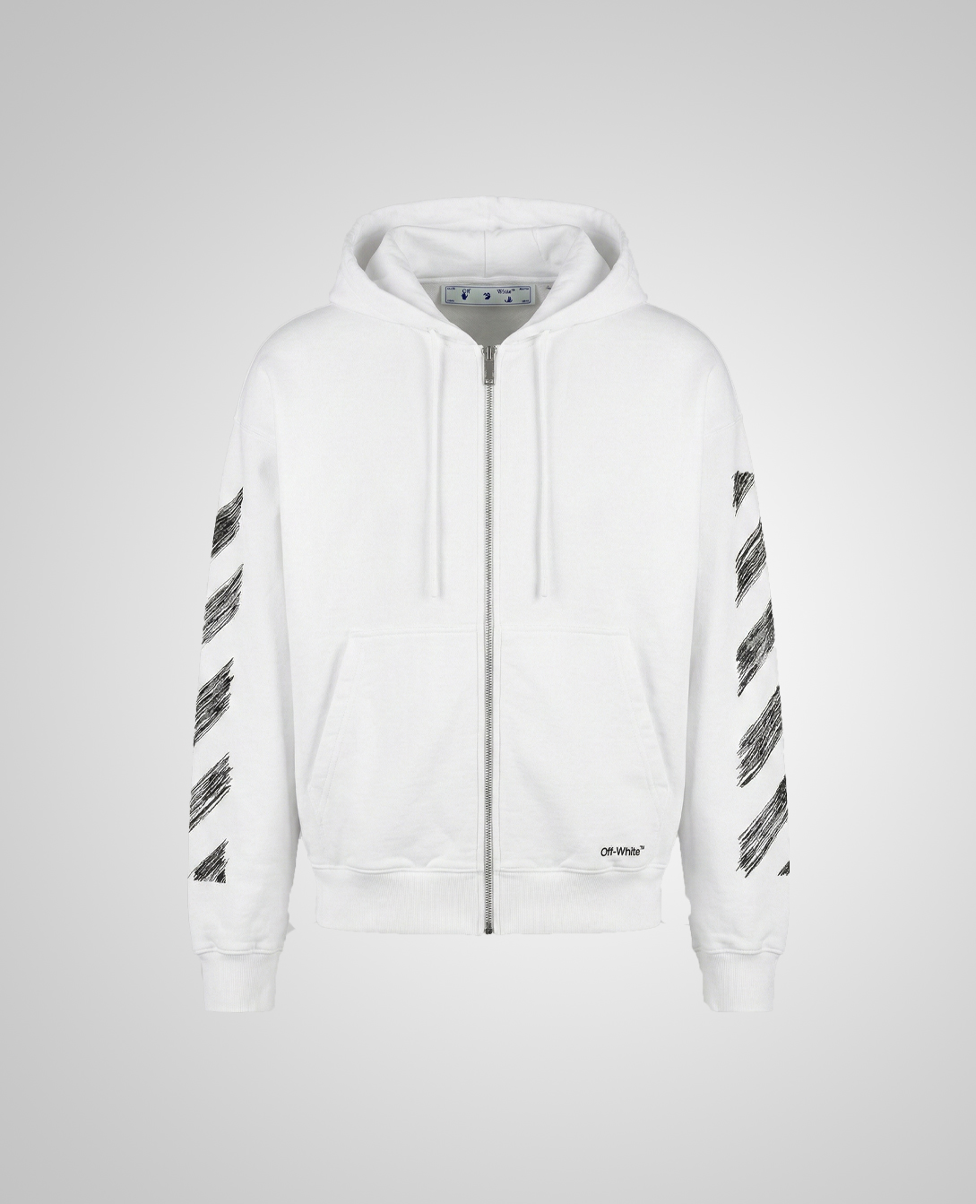 Off-White Спортивне худі з блискавкою OMBE015S23FLE001