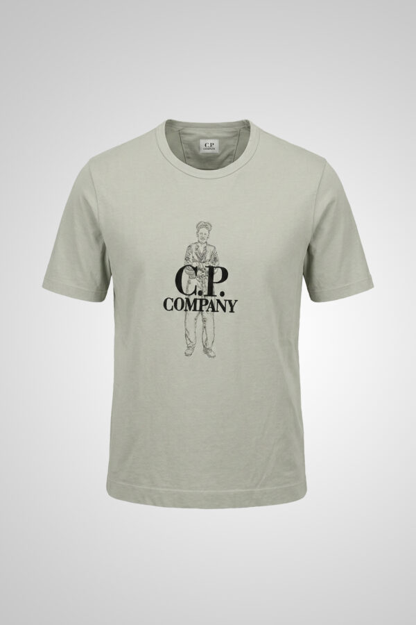 C.P Company Футболка з вишитим лого 18CMTS288A 006057O