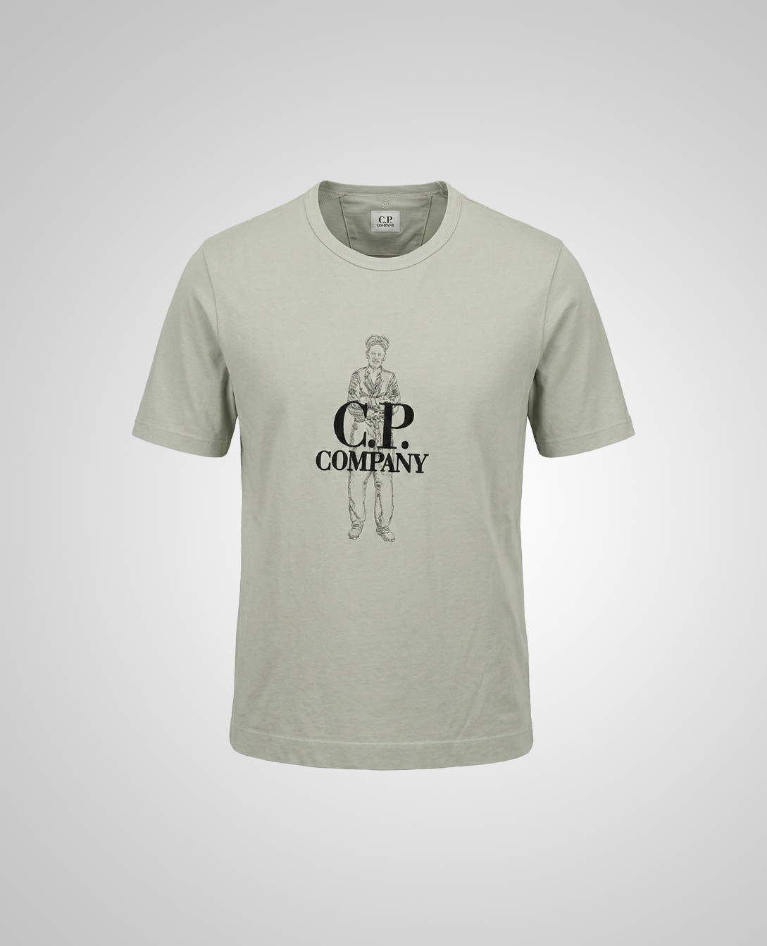 C.P Company Футболка з вишитим лого 18CMTS288A 006057O