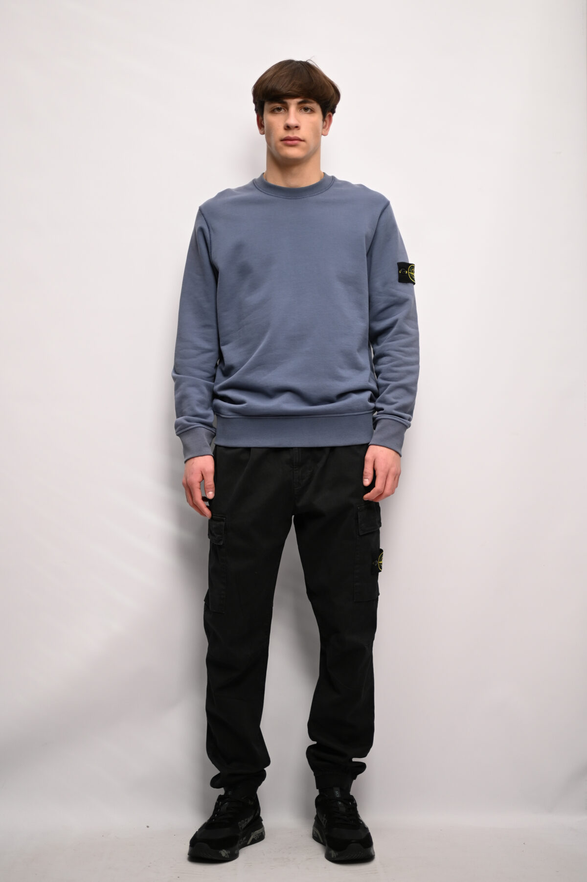 Stone Island Світшот з патчем 101563051