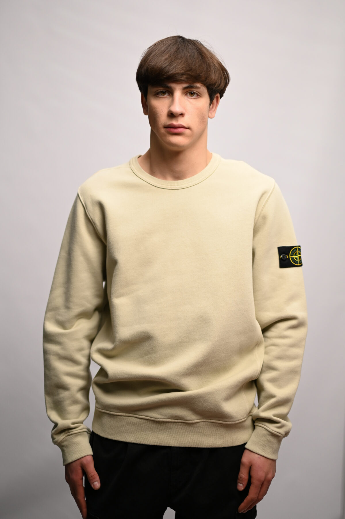 Stone Island Світшот з патчем 811562420