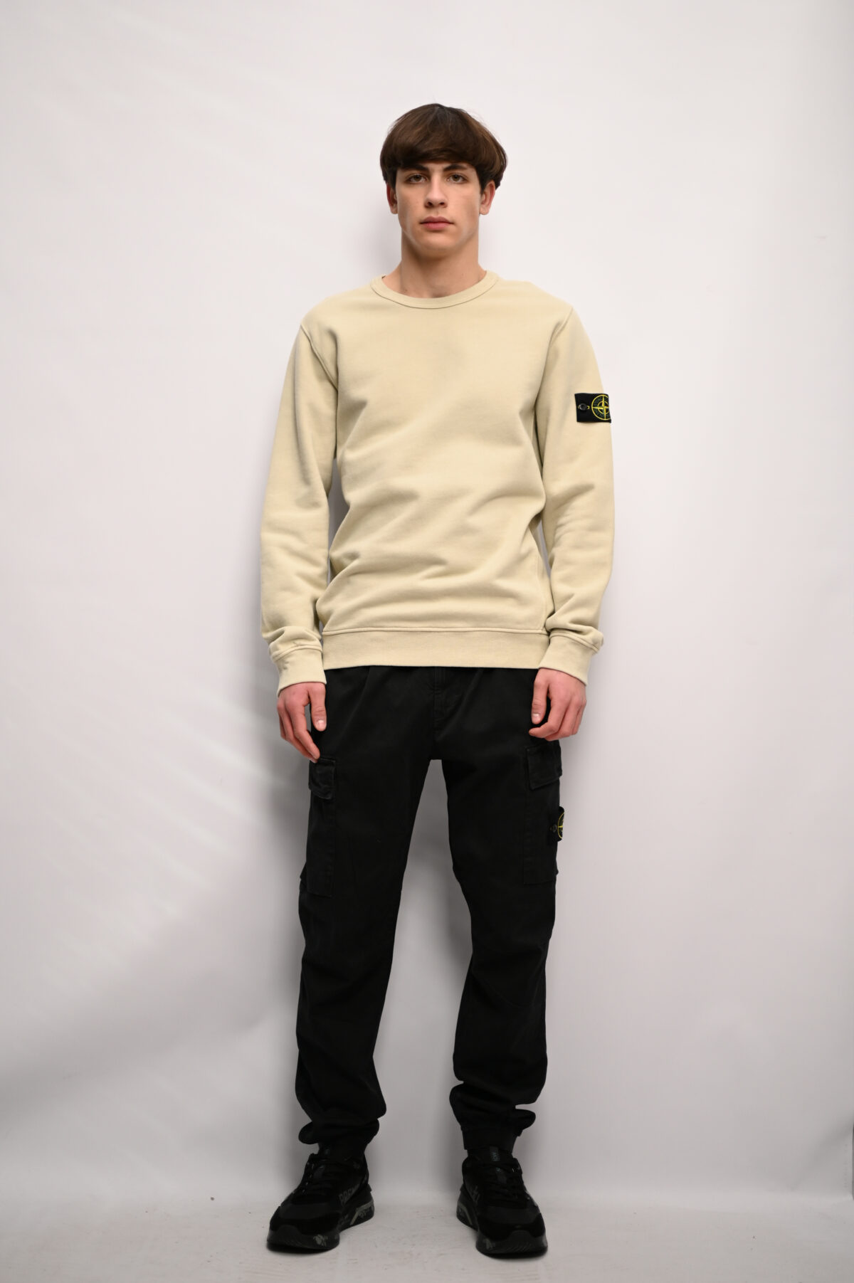 Stone Island Світшот з патчем 811562420