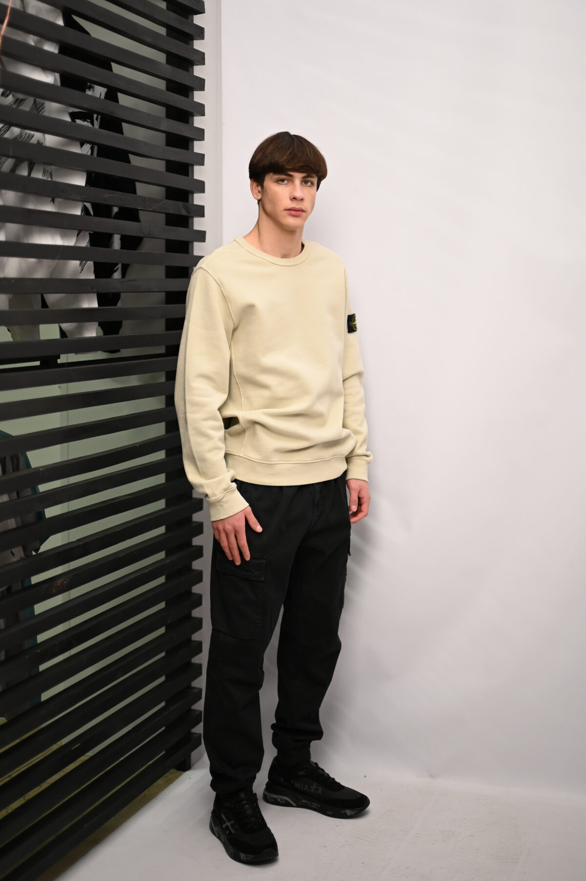 Stone Island Світшот з патчем 811562420