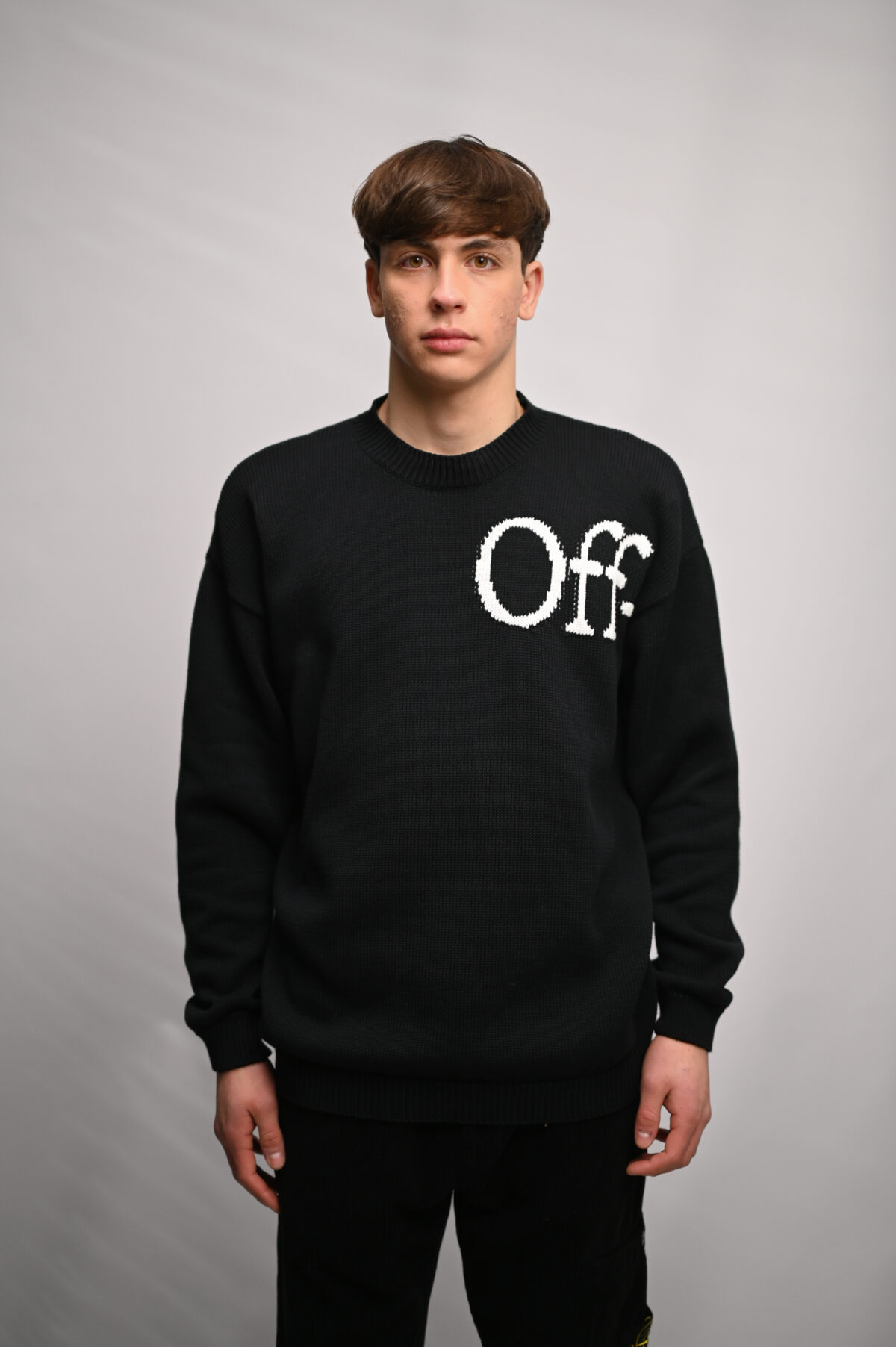 Off-White Світер в'язаний 44MHE20QS26K00