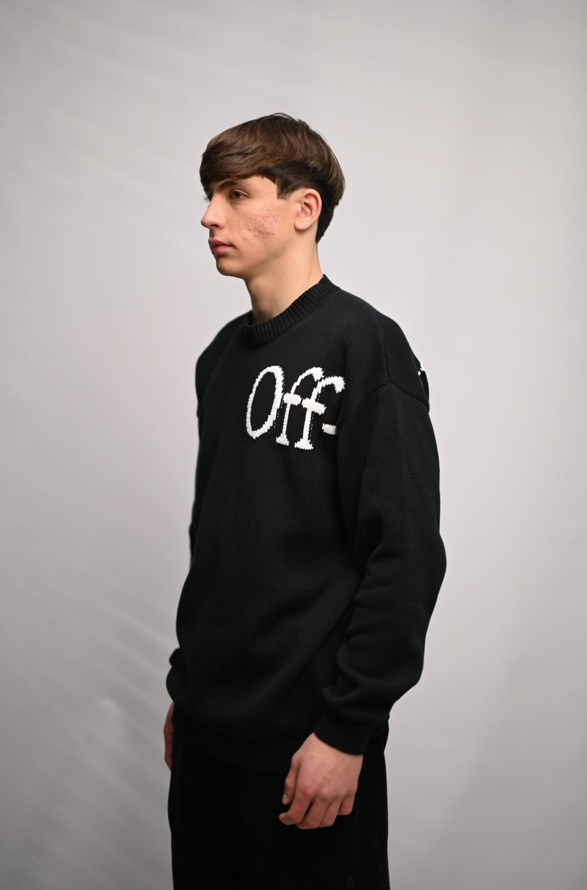 Off-White Світер в'язаний 44MHE20QS26K00