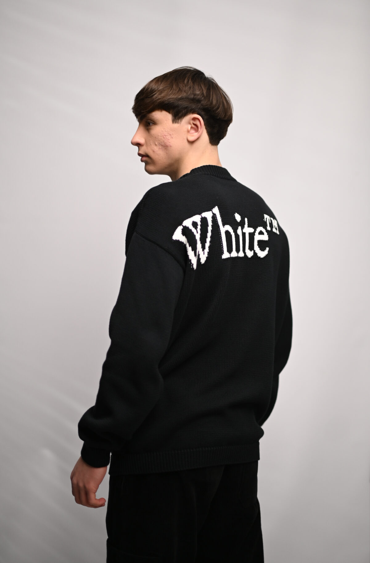 Off-White Світер в'язаний 44MHE20QS26K00