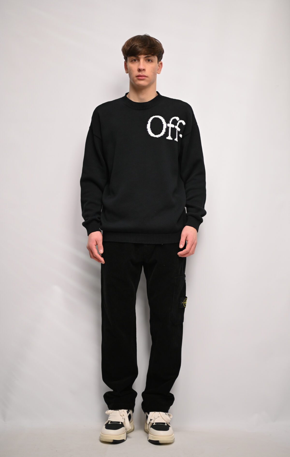 Off-White Світер в'язаний 44MHE20QS26K00