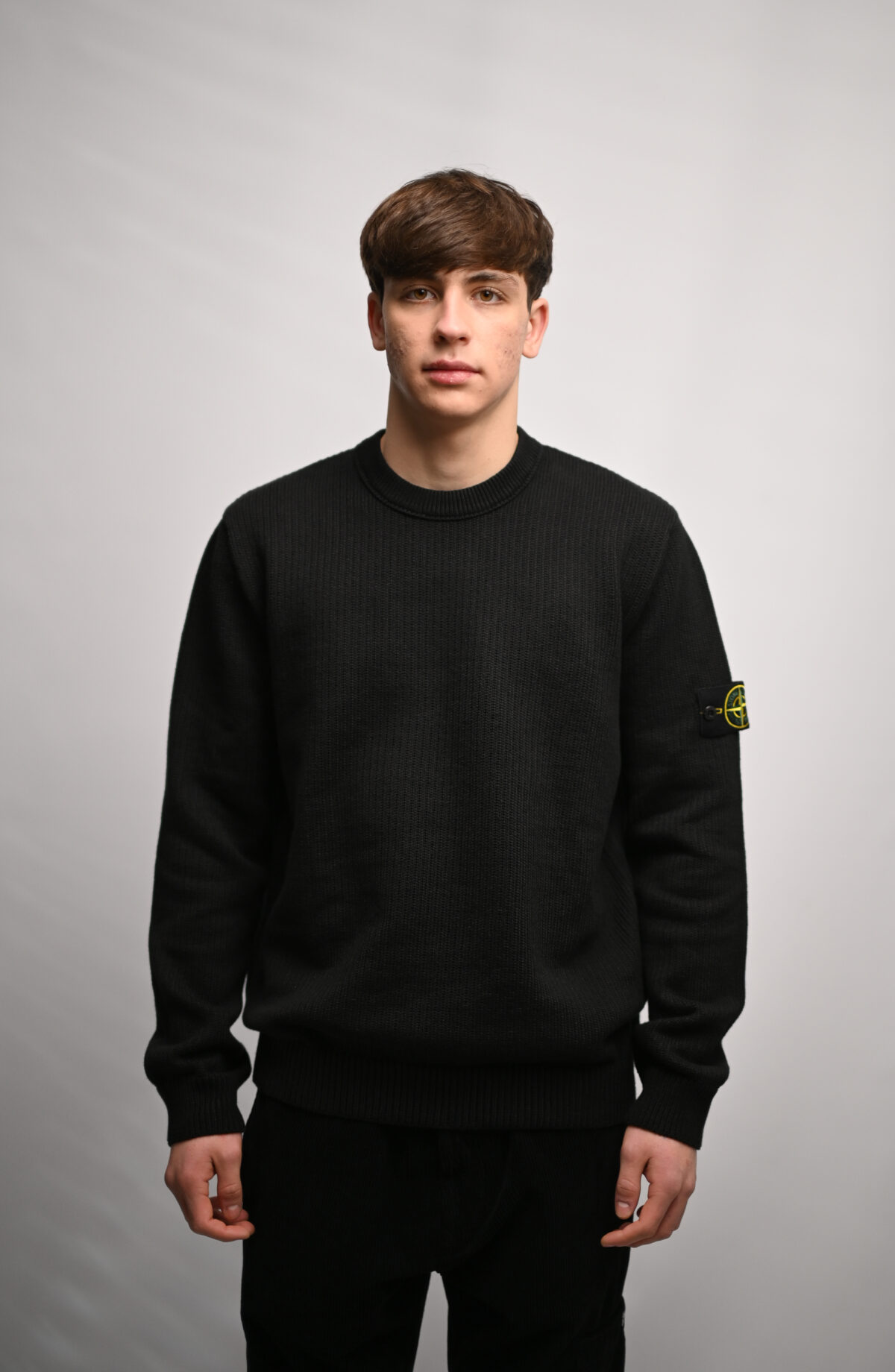 Stone Island Джемпер з патчем K2S155100049 S00A2