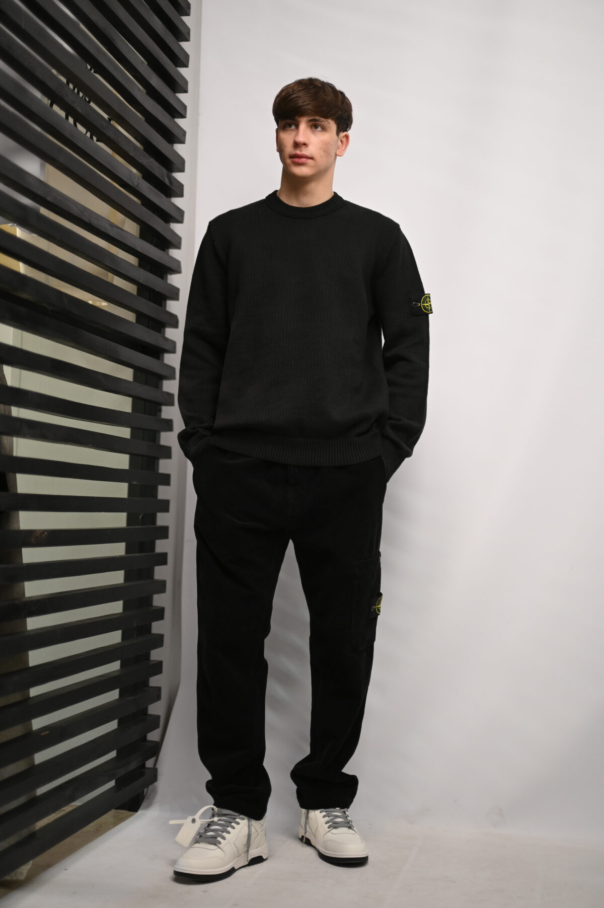 Stone Island Джемпер з патчем K2S155100049 S00A2