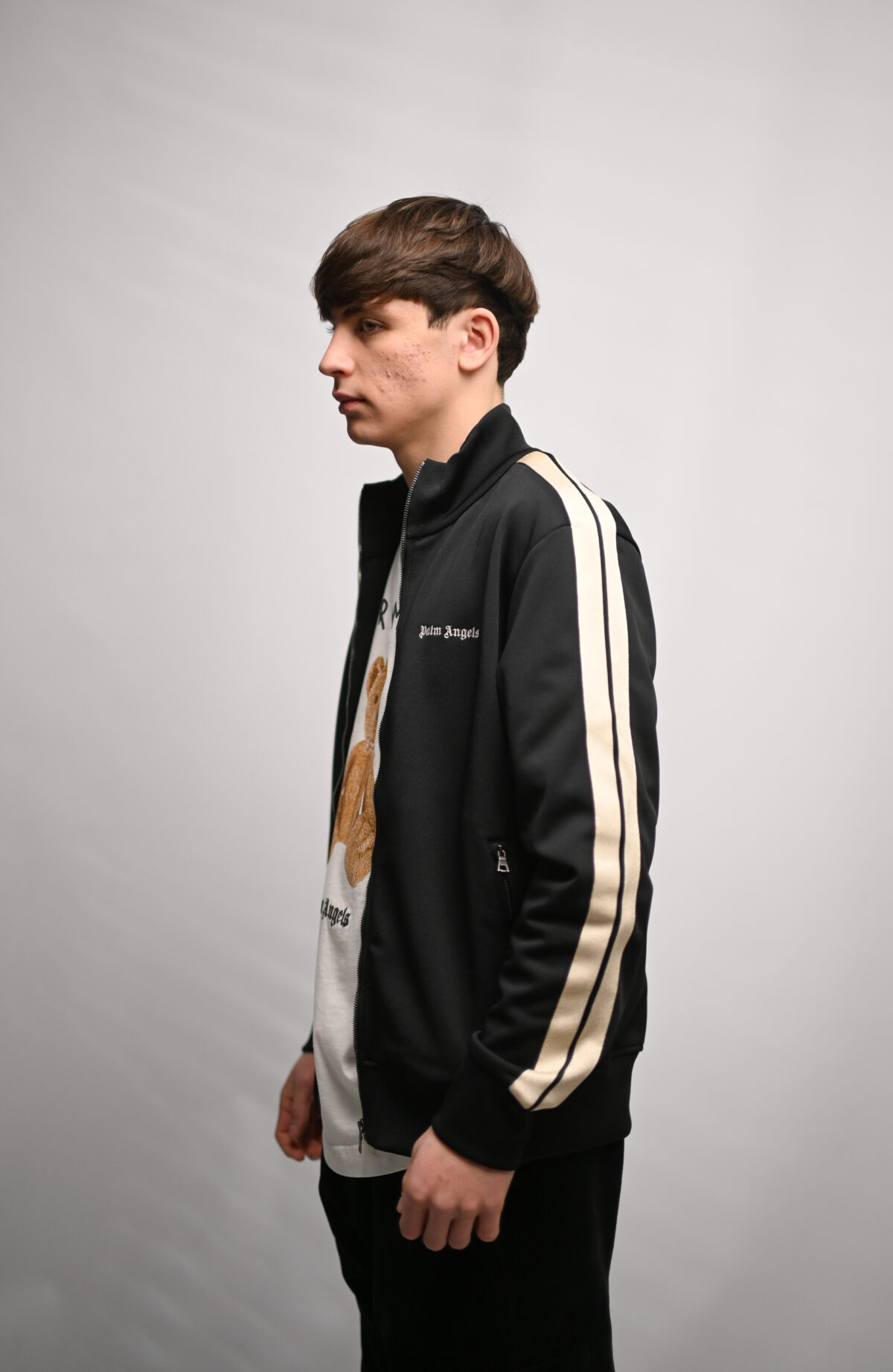 Palm Angels Кардіган з лампасами PMBD058C99FAB002