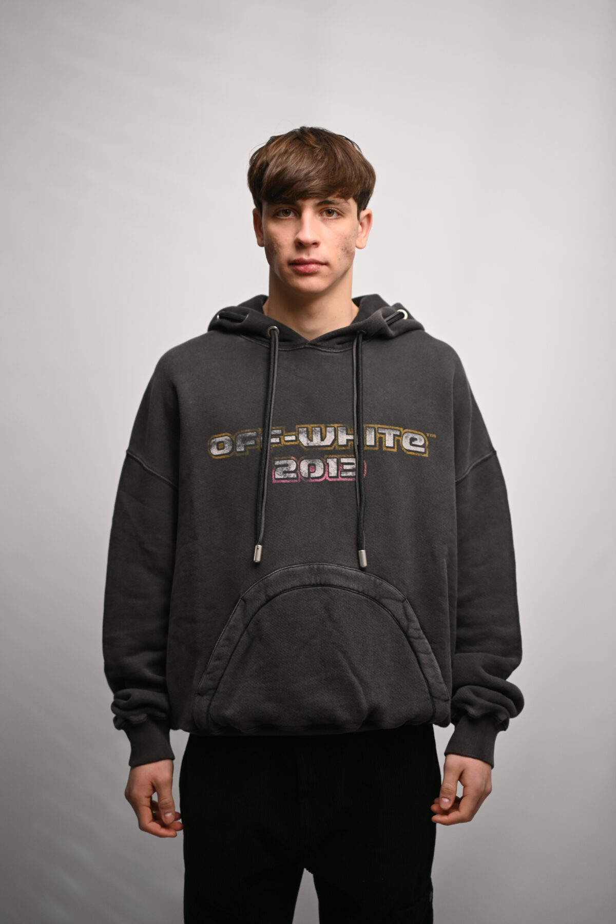Off-White Худі з принтом OMBB119F23FLE005