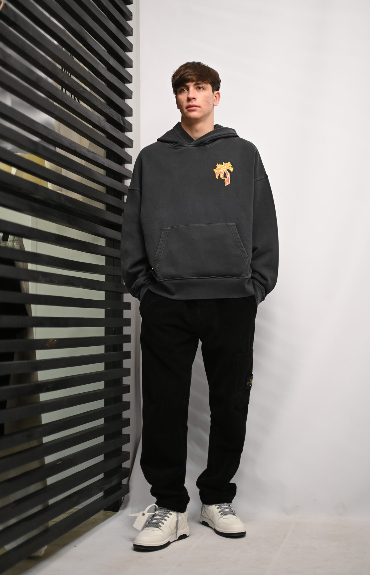 Palm Angels Худі з принтом PMBB058F24FLE005