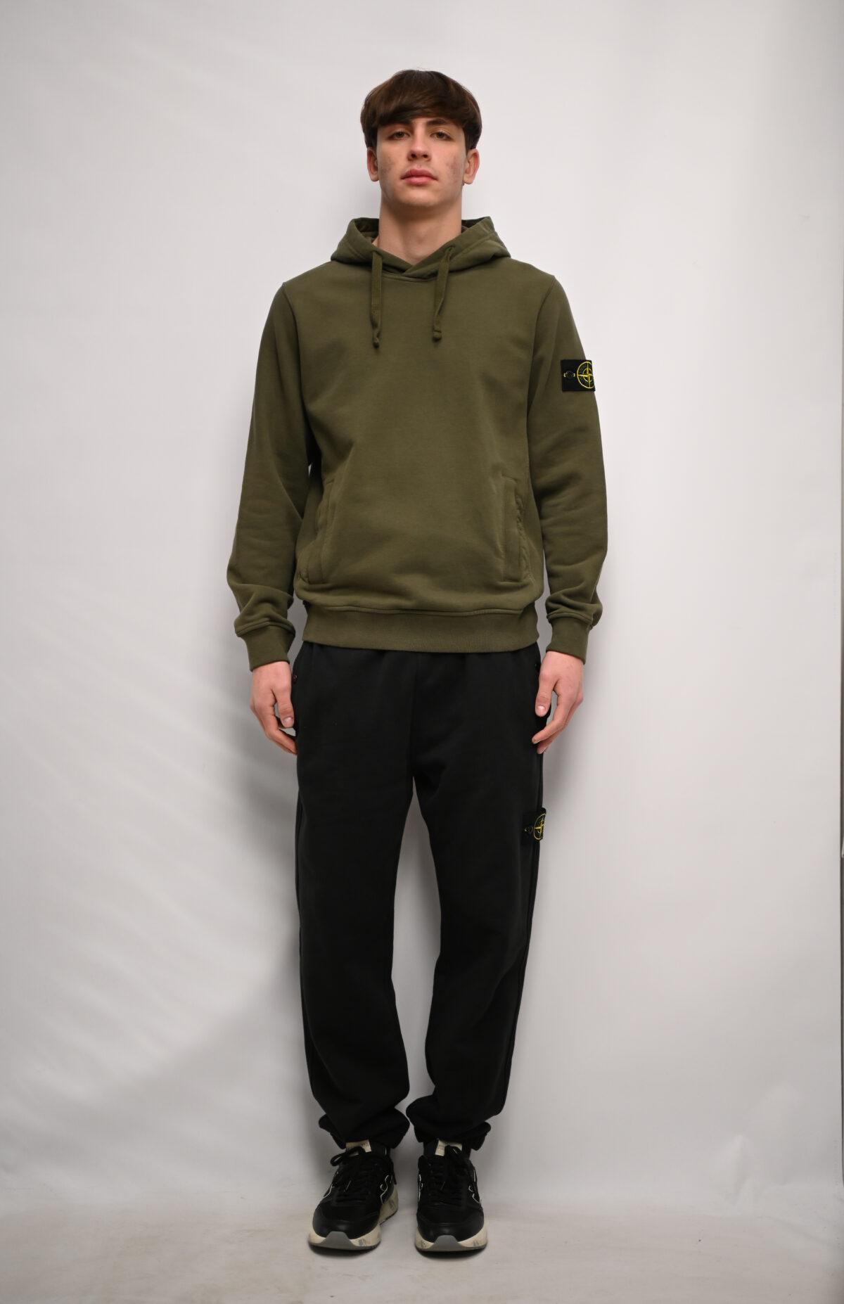 Stone Island Худі з патчем K2S156100029 S0A20