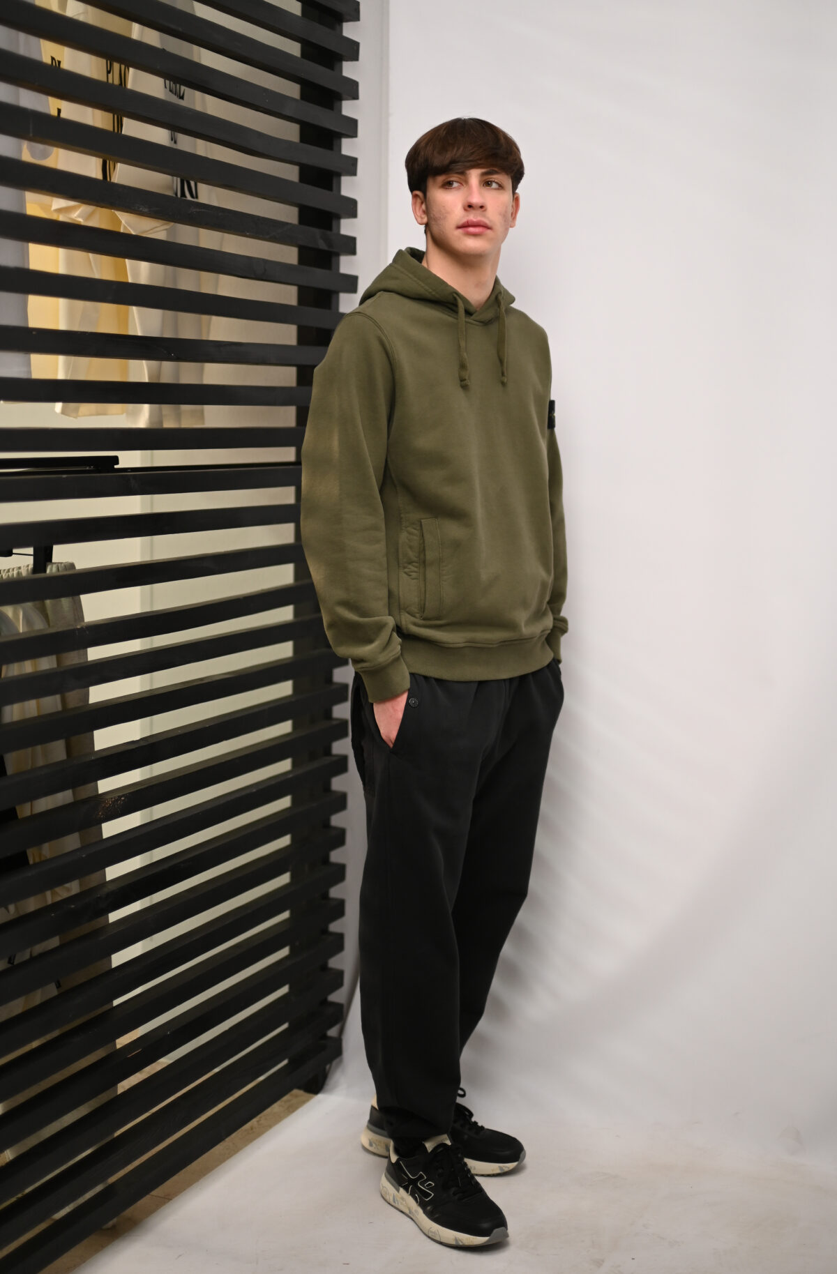 Stone Island Худі з патчем K2S156100029 S0A20