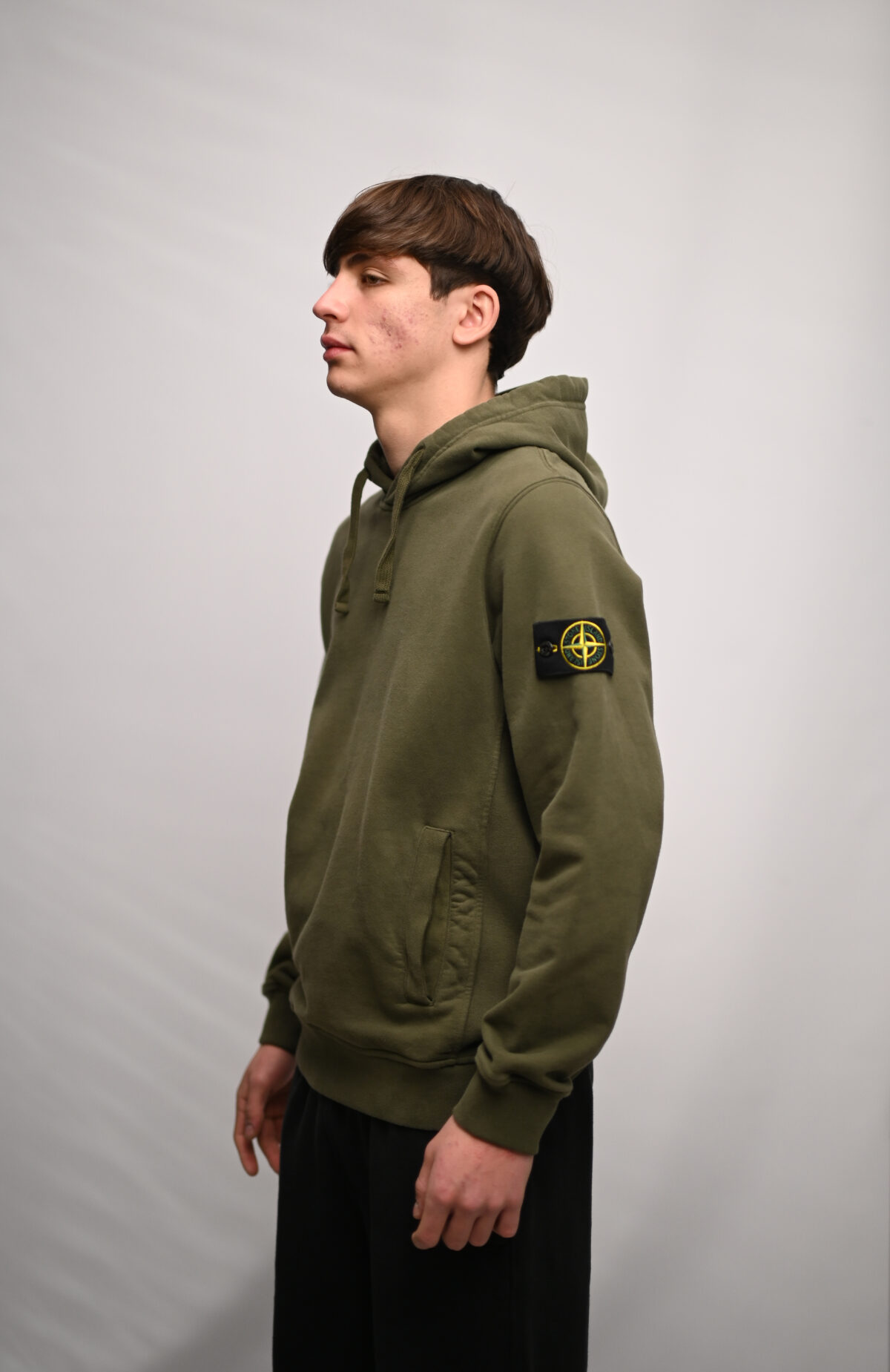 Stone Island Худі з патчем K2S156100029 S0A20