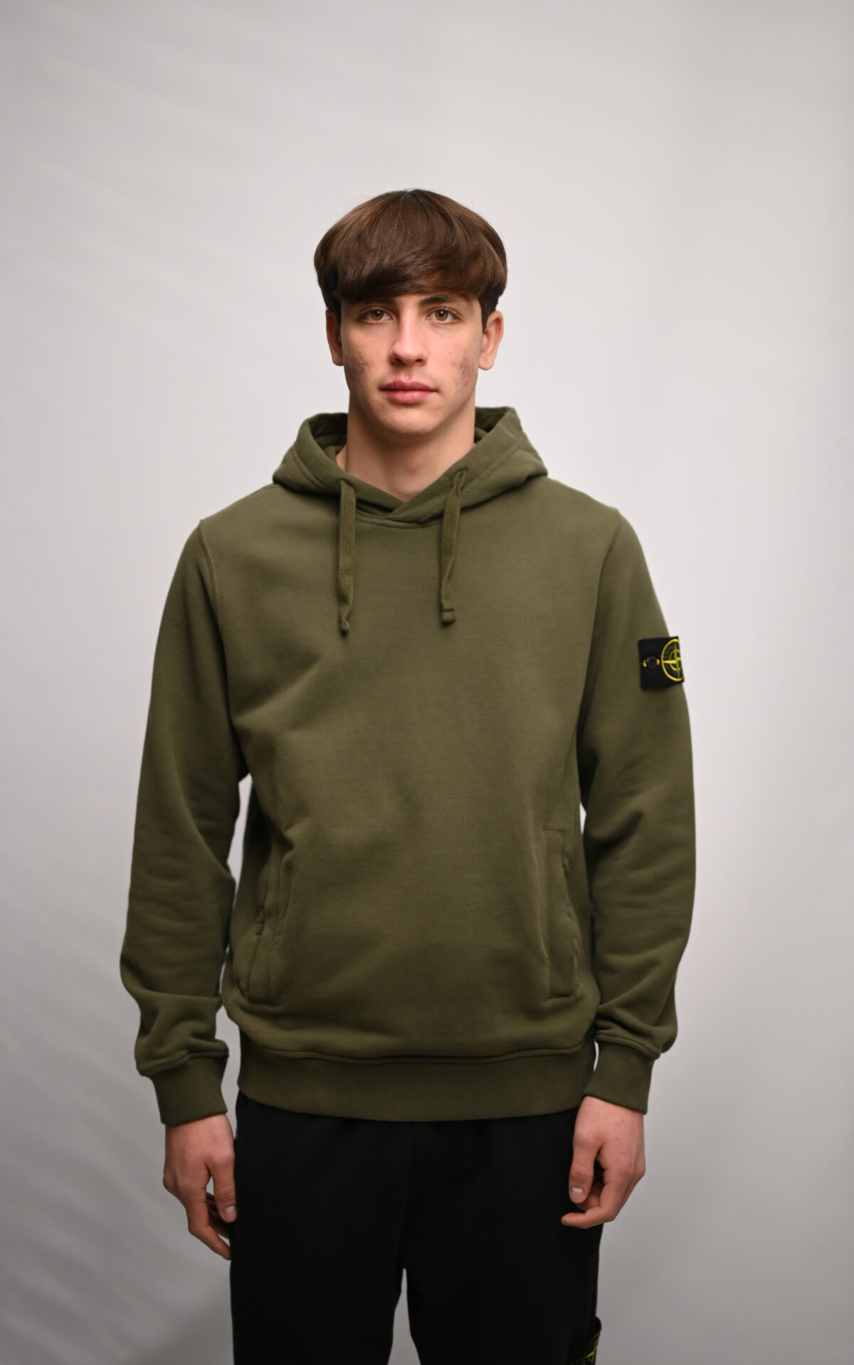 Stone Island Худі з патчем K2S156100029 S0A20