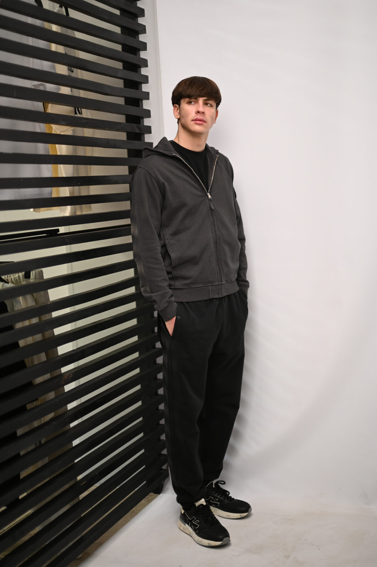 Stone Island Худі на блискавці L1S156100032 S0060