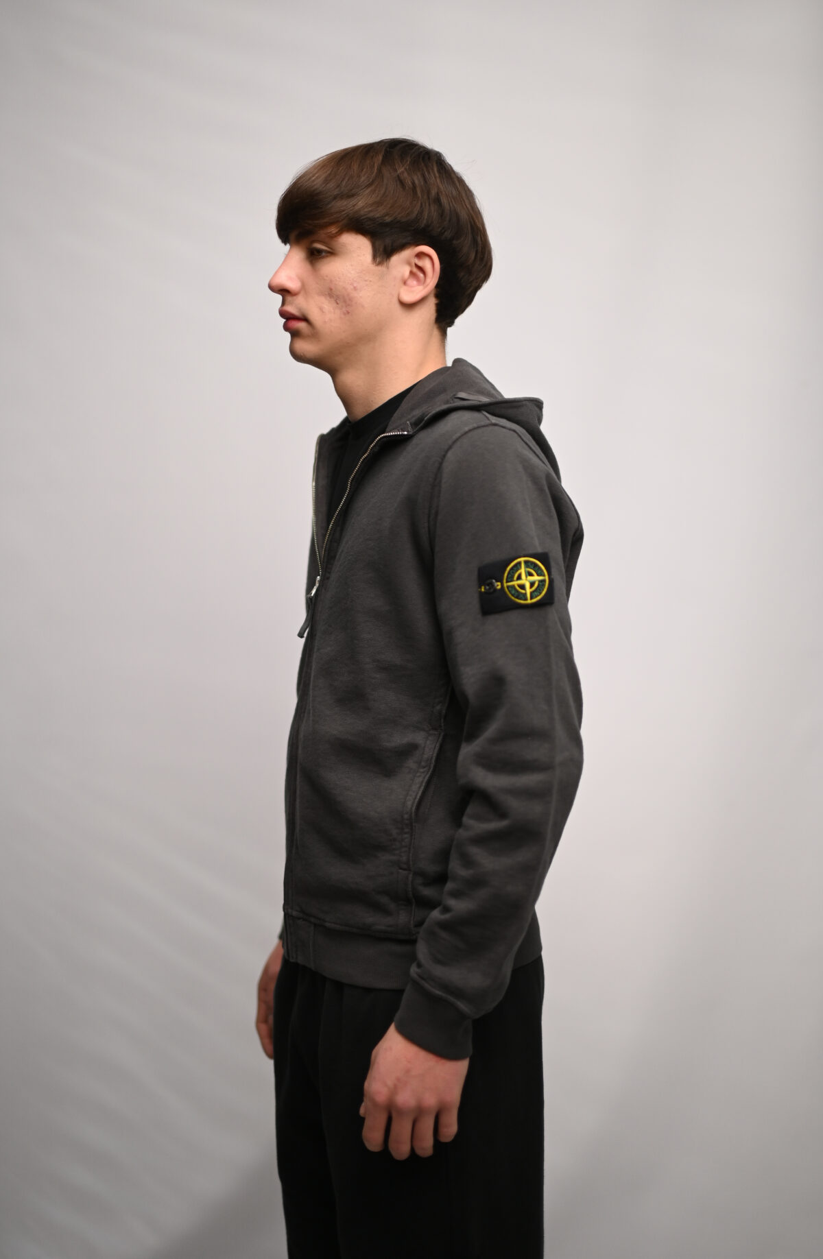 Stone Island Худі на блискавці L1S156100032 S0060