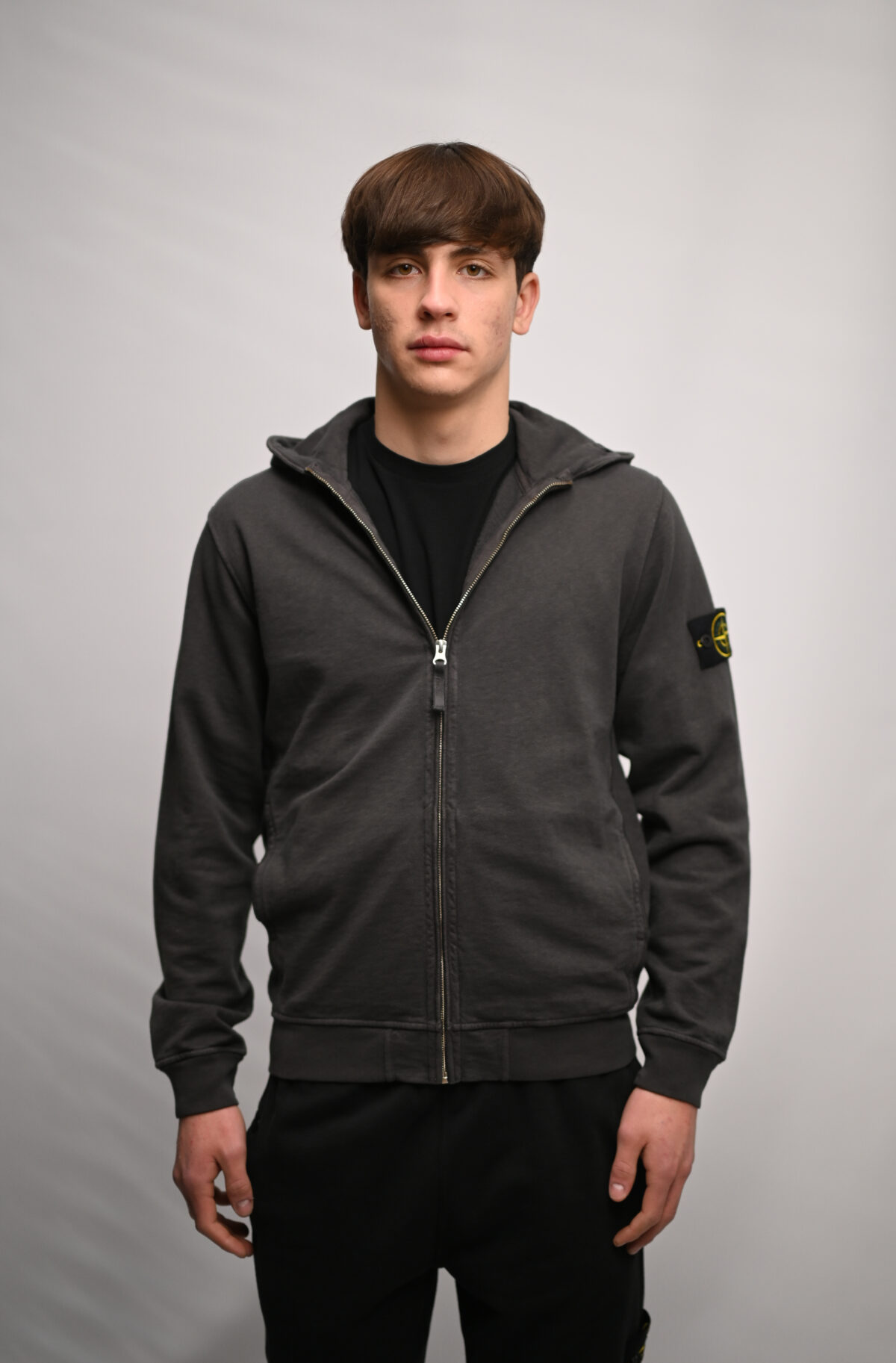 Stone Island Худі на блискавці L1S156100032 S0060