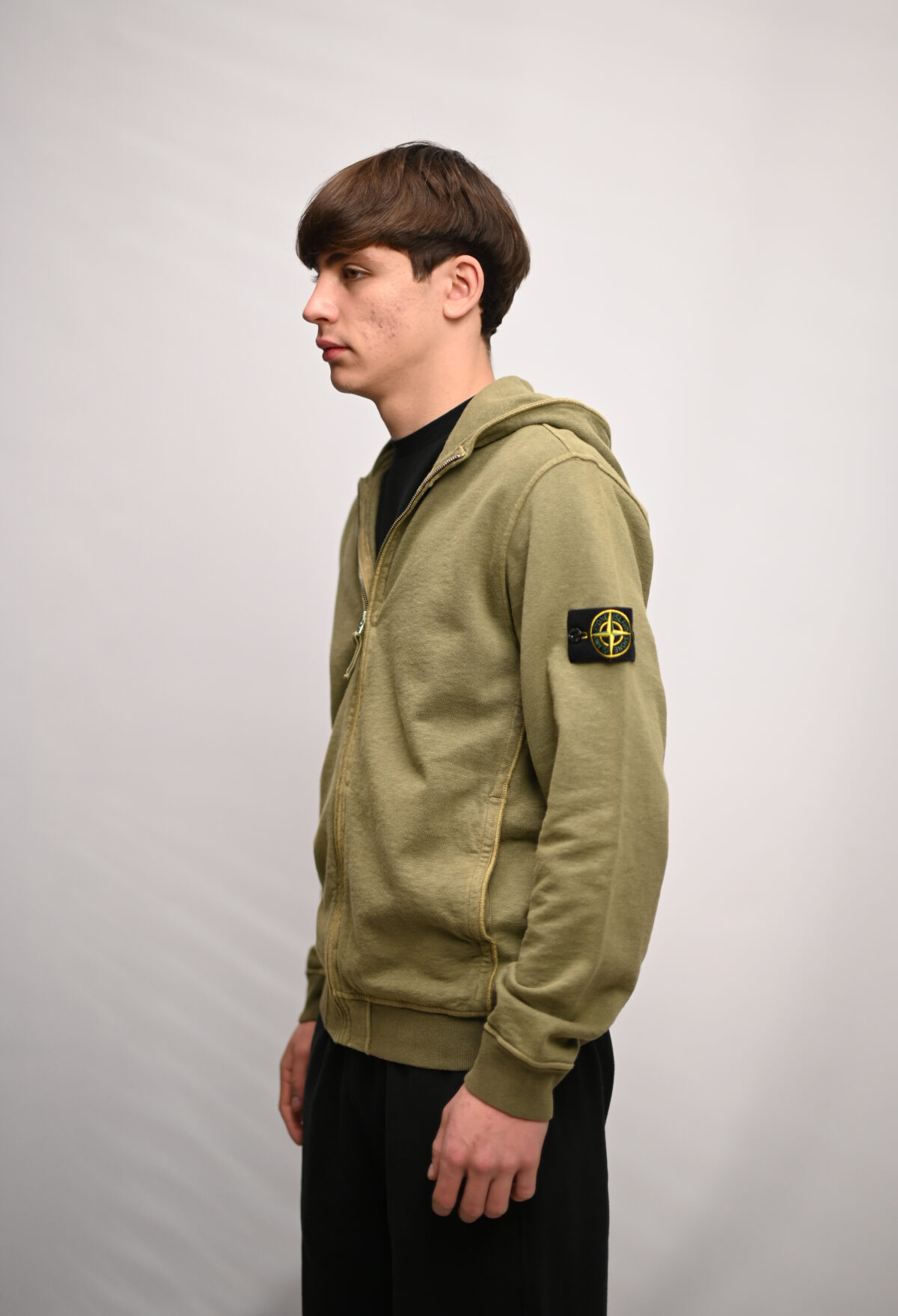 Stone Island Худі на блискавці L1S156100032 S0060