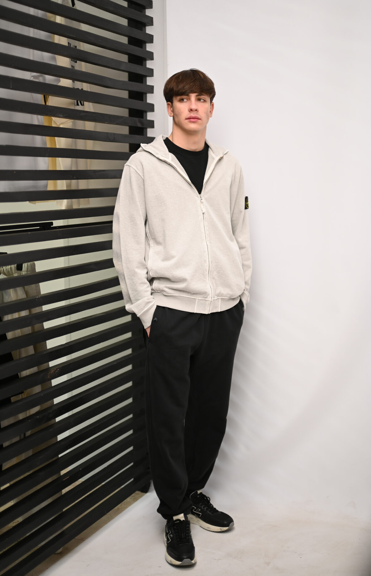 Stone Island Худі на блискавці L1S156100032 S0060
