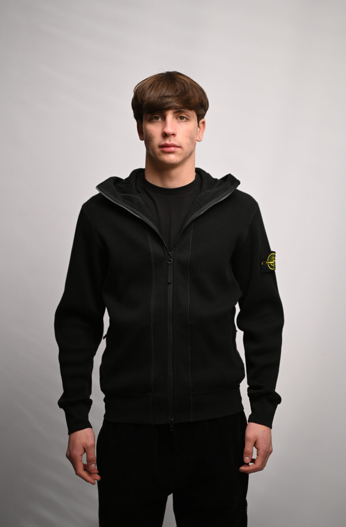 Stone Island Худі з патчем L1S156100058 S0044