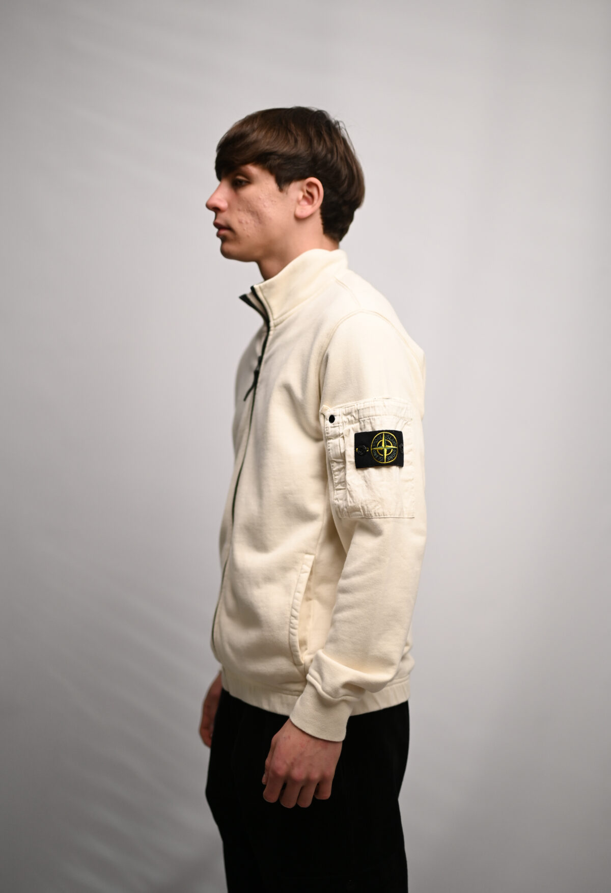 Stone Island Кардіган з патчем L1S156100018 S0410