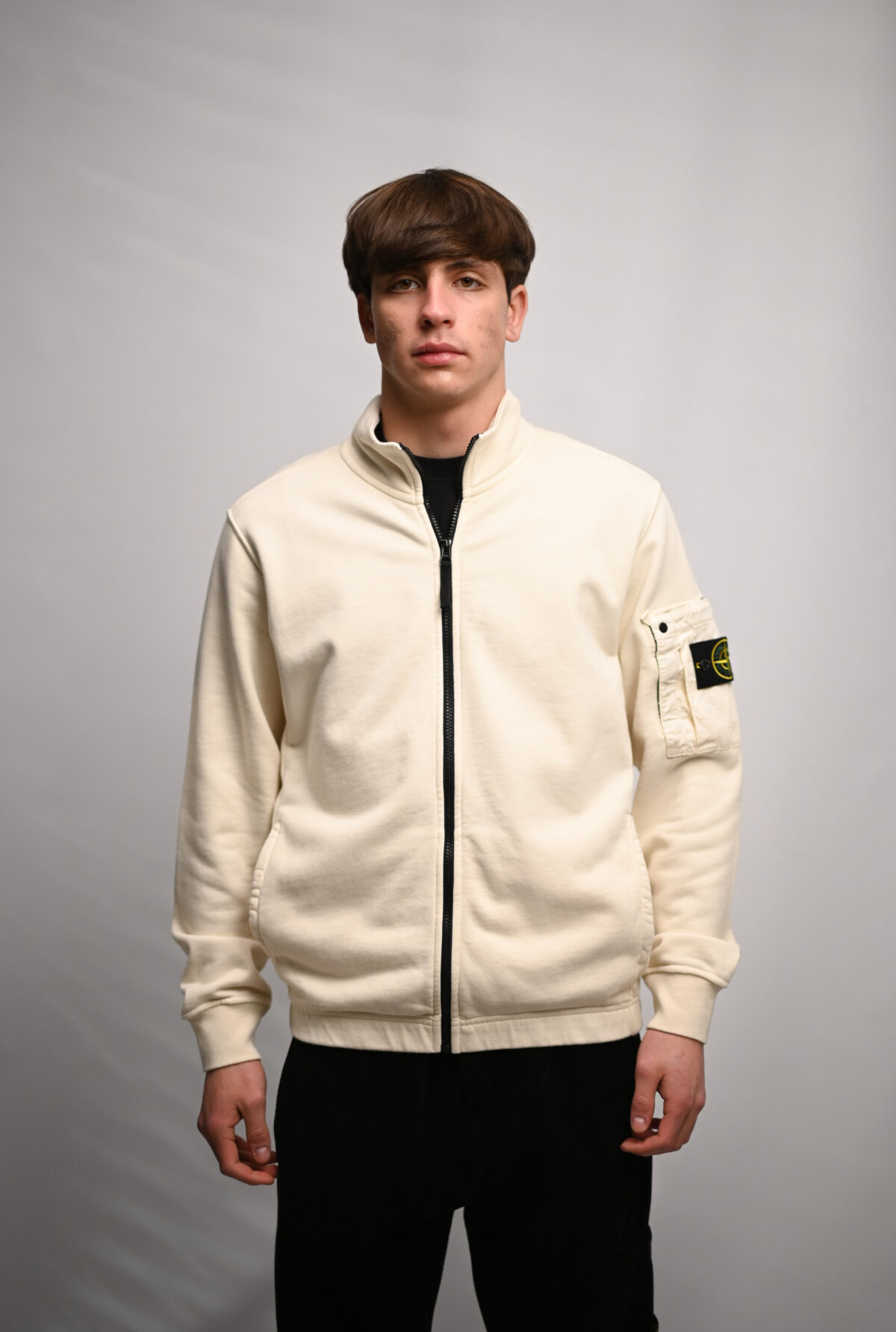 Stone Island Кардіган з патчем L1S156100018 S0410