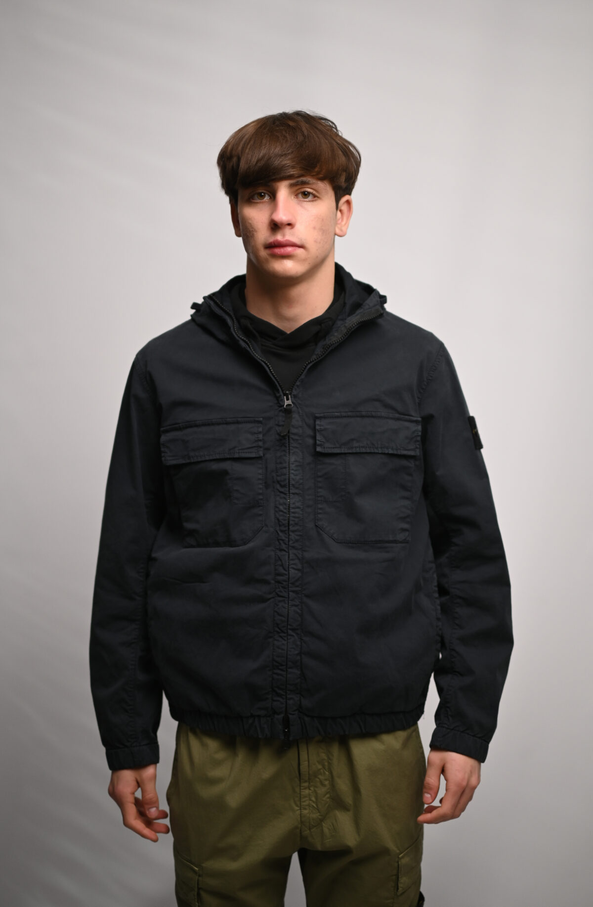 Stone Island Вітряк Stretch Cotton Twill-TC L1S154100077 S0A10