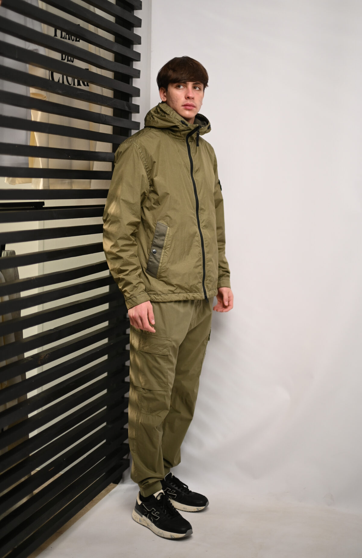Stone Island Куртка Crinkle Reps NY Military Green L1S154100001 S0A23 V005G