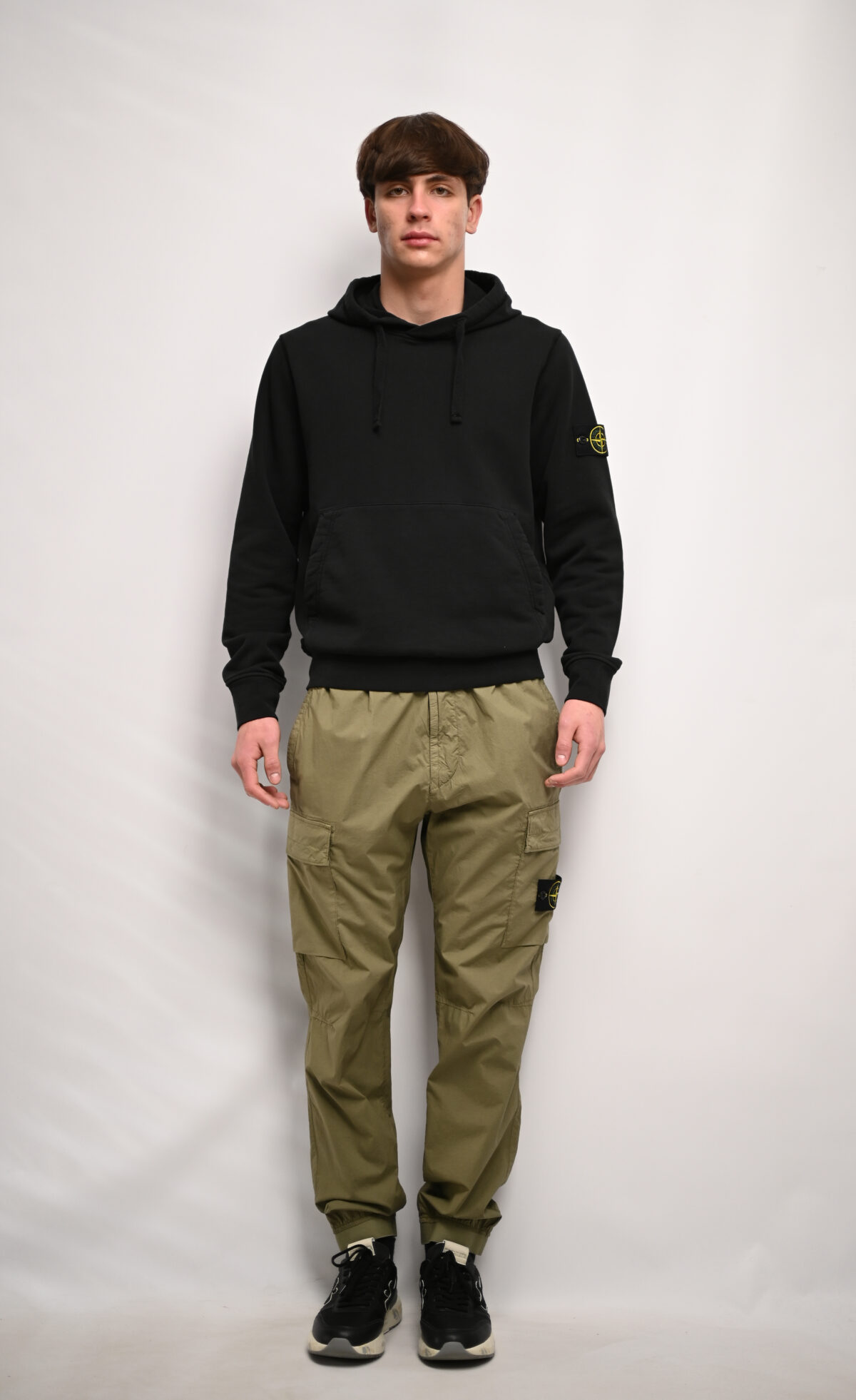 Stone Island Худі з патчем L1S156100062 S0051