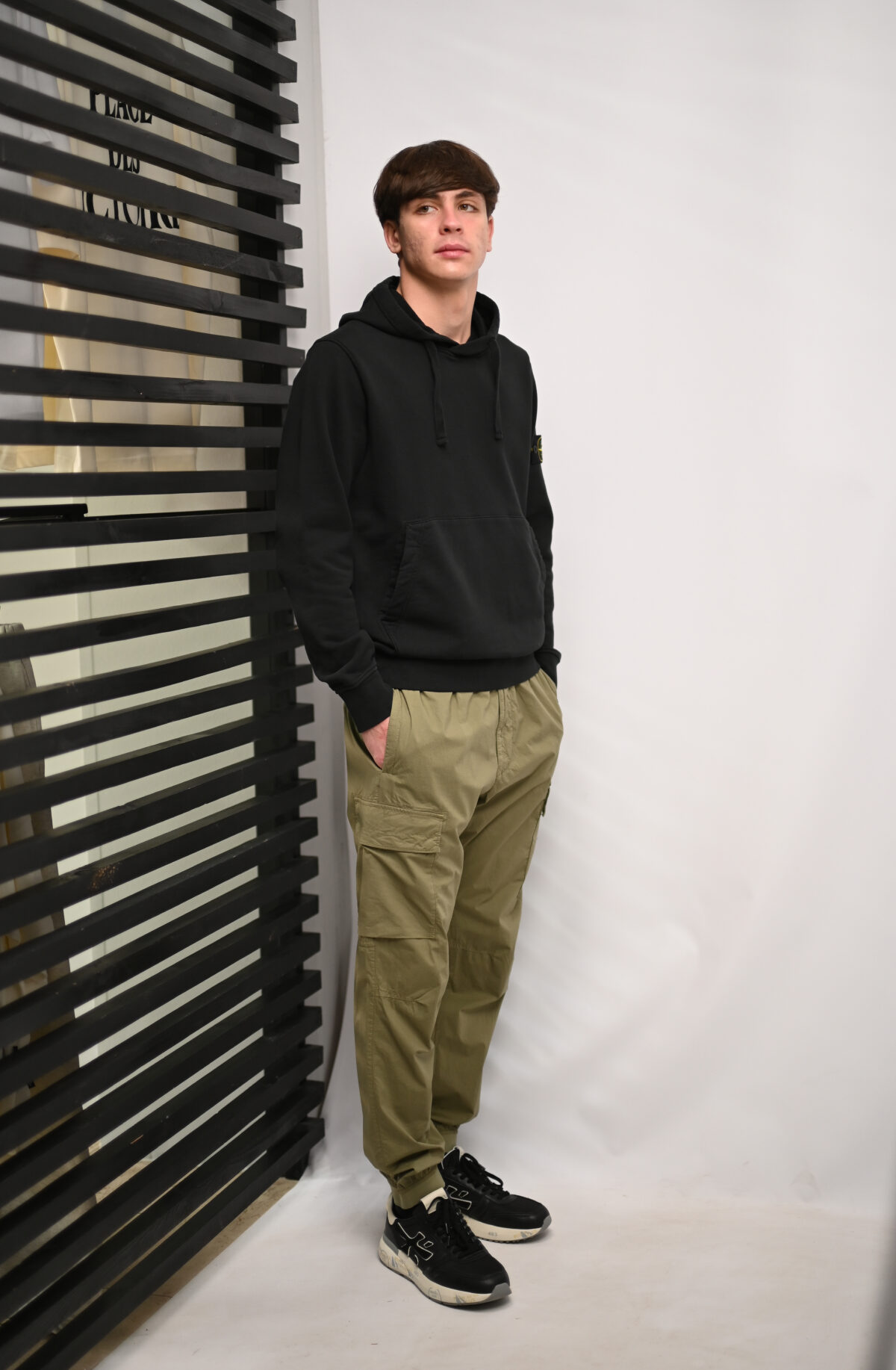 Stone Island Худі з патчем L1S156100062 S0051